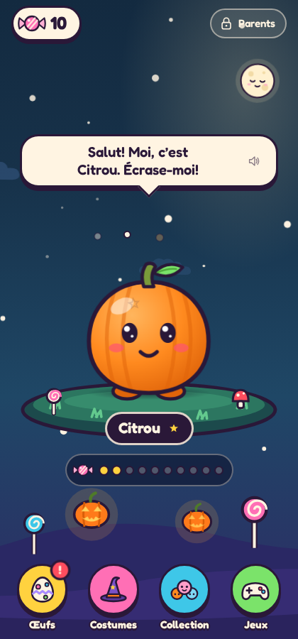 Écrase ton Pompon pour gagner des bonbons