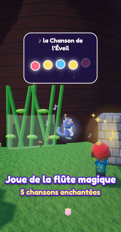 Dialogue dans le jeu : Lumi appelle Léo